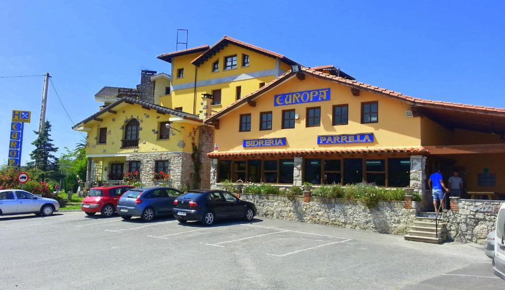 Hostal Europa San Roque del Acebal ภายนอก รูปภาพ