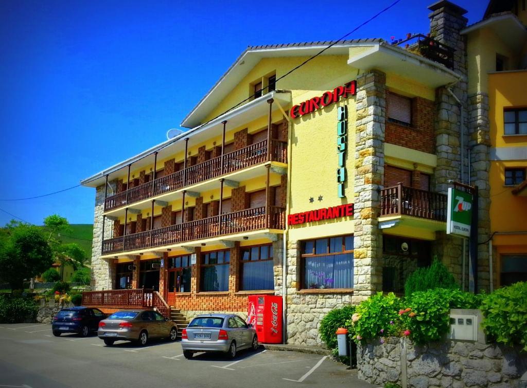 Hostal Europa San Roque del Acebal ภายนอก รูปภาพ